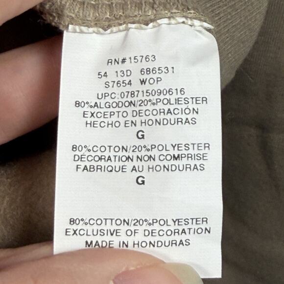 Champion Sweatshirt Men’s Large Eco Authentic Brown Crewneck Pullover Sweater - Picture 5 of 5